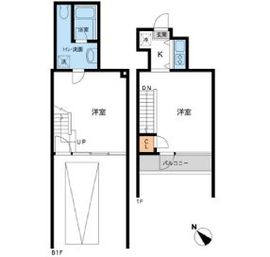 FLEG赤坂 101 間取り図