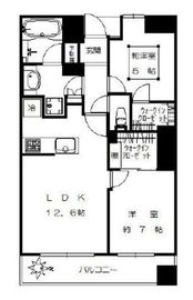 アールブラン大井町ミュゼ 7階 間取り図