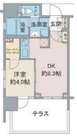 クレヴィア文京白山 1階 間取り図