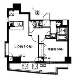 レジーナエビス 1301 間取り図