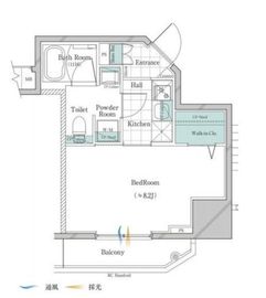 ガリシア大塚サウス 3階 間取り図