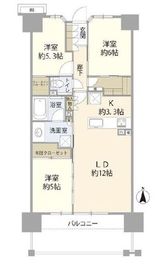 メイツ深川住吉 6階 間取り図