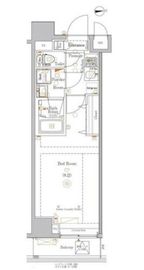 BPRレジデンス浅草 8階 間取り図