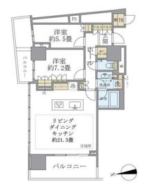 ブリリアタワー池袋 41階 間取り図