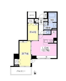 フォルム四谷外苑東 3階 間取り図