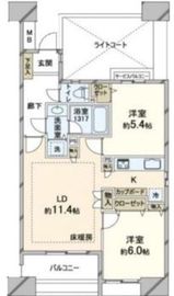 アクシア浅草 10階 間取り図