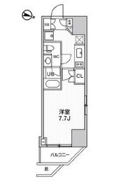 ドゥーエ東大前 701 間取り図