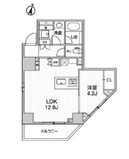ドゥーエ東大前 1002 間取り図