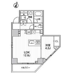 ドゥーエ東大前 1002 間取り図