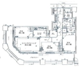 芝浦アイランド ケープタワー 2階 間取り図