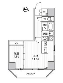 ドゥーエ東大前 1201 間取り図