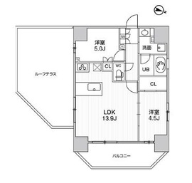 ドゥーエ東大前 1301 間取り図
