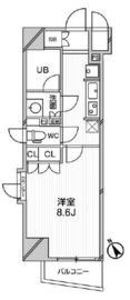 デュオステージ後楽園 801 間取り図