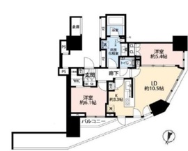 プラウドタワー東池袋ステーションアリーナ 17階 間取り図