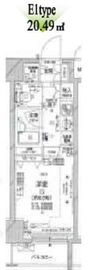 コンシェリア新橋 7階 間取り図