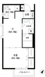 パーク西小山 401 間取り図