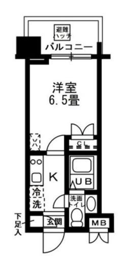 レジディア錦糸町 415 間取り図