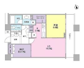 中目黒アトラスタワー 31階 間取り図