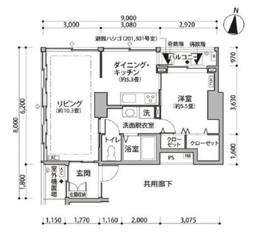 東雲キャナルコートCODAN 11-701 間取り図