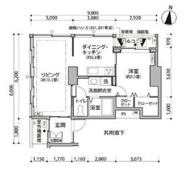 東雲キャナルコートCODAN 11-701 間取り図