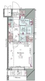 コンシェリア後楽園 HILLTOP SQUARE （ヒルトップスクエア） 2階 間取り図