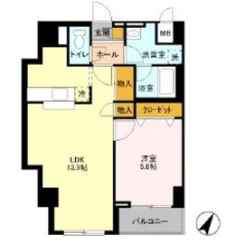 アビティ用賀 101 間取り図