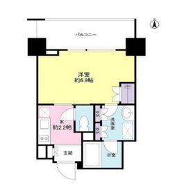 スタイリオ蒲田 1202 間取り図