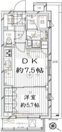 レガリス文京大塚 4階 間取り図