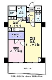 アクトフォルム武蔵小山 702 間取り図