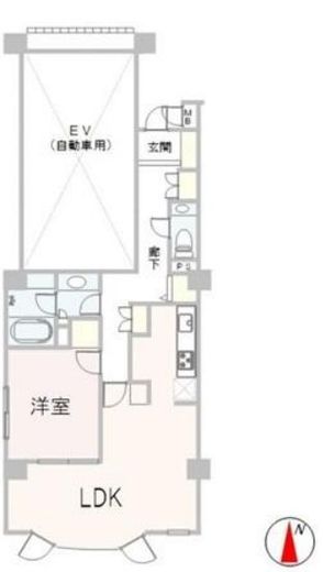 プラムフィールド松濤 102 間取り図