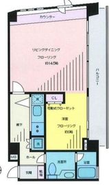 ザ・ヒルズ代々木上原 102 間取り図