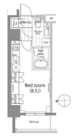 パークハビオ元浅草 501 間取り図