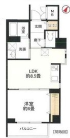 ベルパエーゼ小石川 1階 間取り図