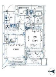 ブランズ神楽坂 2階 間取り図