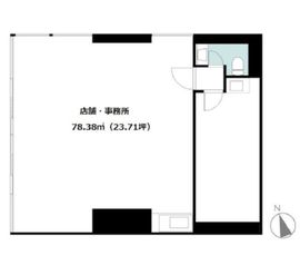 ZOOM自由が丘 1階 間取り図