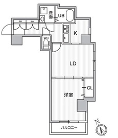 広尾リブレット 602 間取り図