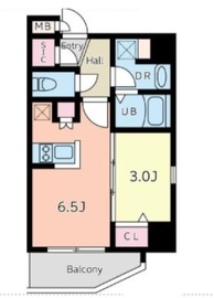 GRAN PASEO両国Ⅱ (グランパセオ両国Ⅱ) 404 間取り図