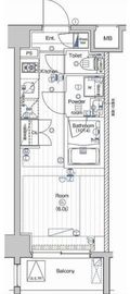 プレミアムキューブ大井町#mo 1階 間取り図