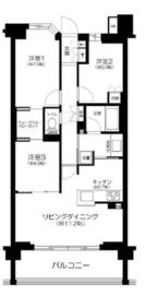 プラウド杉並和田 4階 間取り図