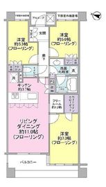 アトラス志村三丁目 5階 間取り図