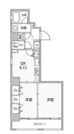 オーキッドレジデンス東日本橋 1001 間取り図