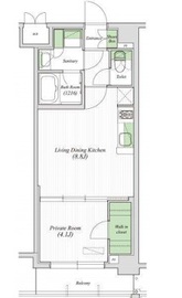 アーバネックス原宿 205 間取り図