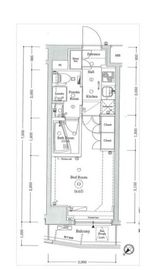 アクサス西新宿アジールコート 1階 間取り図