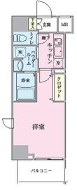 若松河田ステーションレジデンス 401 間取り図