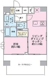 若松河田ステーションレジデンス 1101 間取り図