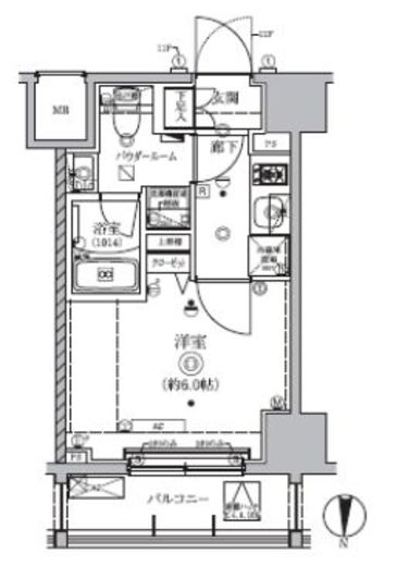 QUALITAS南大井 (クオリタス南大井) 503 間取り図