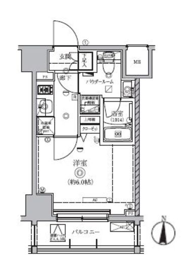 QUALITAS南大井 (クオリタス南大井) 807 間取り図