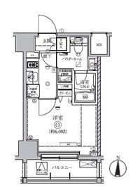 QUALITAS南大井 (クオリタス南大井) 807 間取り図
