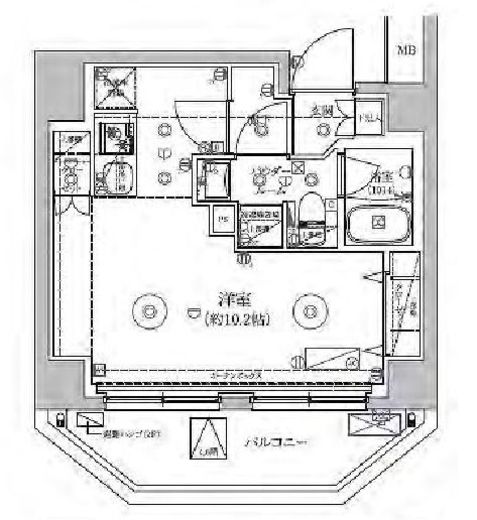 RELUXIA CITY 森下 (リルシアシティ森下) 4階 間取り図