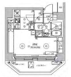 RELUXIA CITY 森下 (リルシアシティ森下) 4階 間取り図